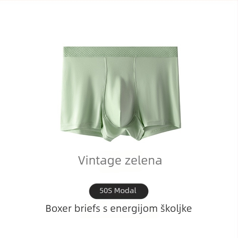 Bonas muške bokserice od modal, antibakterijske, pamučna podstava, srednji pojas