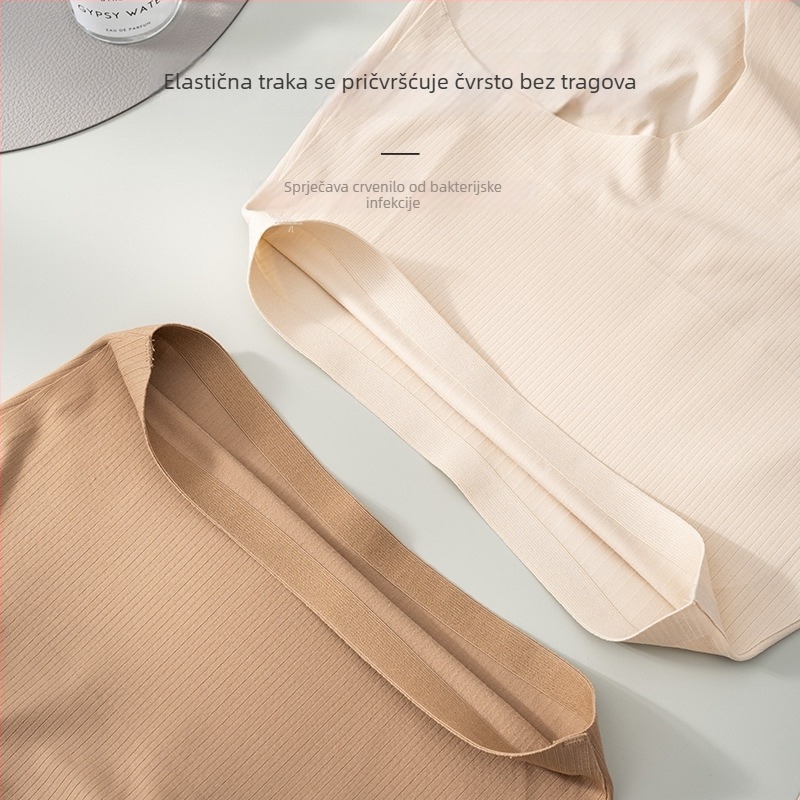 Ženske gaćice visokog struka od najlona s Mulberry Silk podstavom u preponi – antibakterijske, prozračne, podrška trbuha