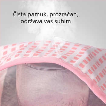 Djevojčice menstrualne gaćice, 95% pamuk, 95% pamuk podstava, srednji pojas, prozračnost, antibakterijske i nepropusne.