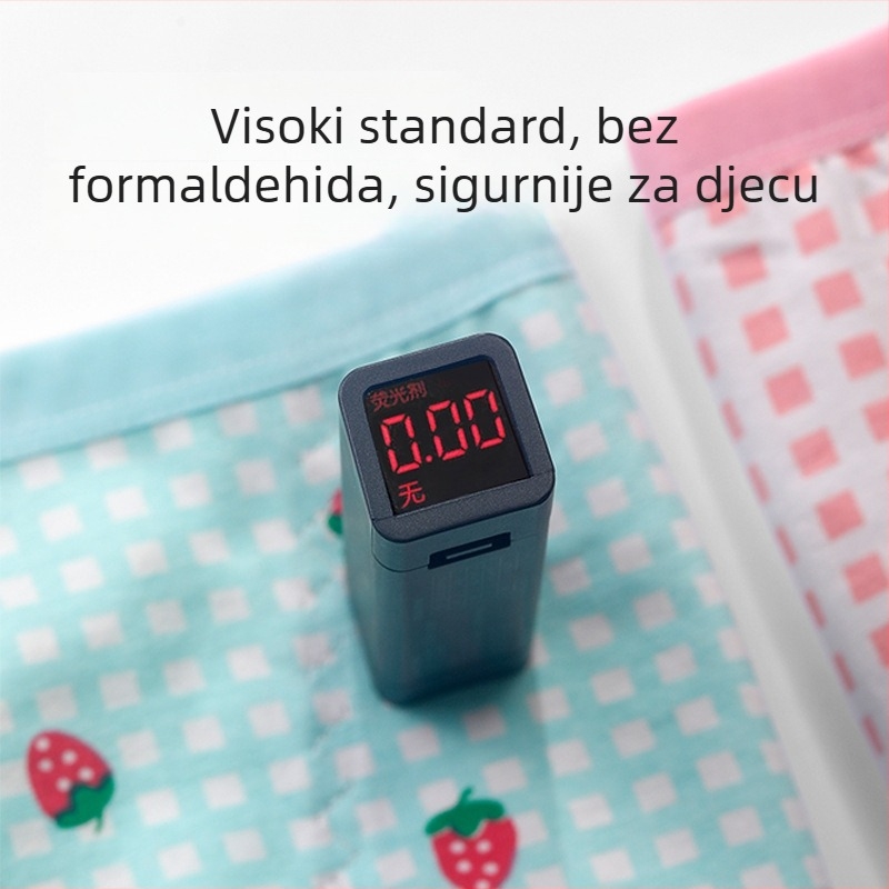 Djevojčice menstrualne gaćice, 95% pamuk, 95% pamuk podstava, srednji pojas, prozračnost, antibakterijske i nepropusne.