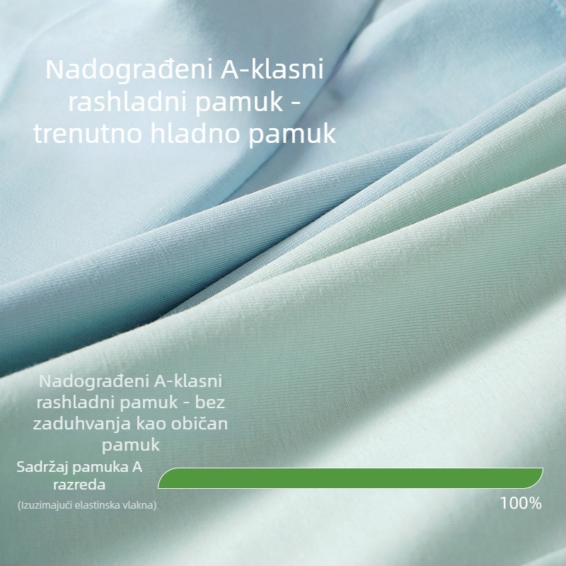 Muške pamučne bokserice, prozračne i antibakterijske, 100% pamuk, srednji pojas, jednobojne