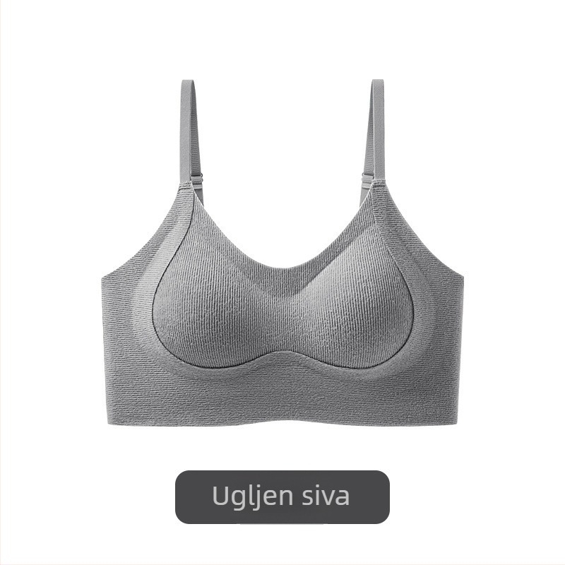 Ženski bešiv push-up grudnjak s 3/4 košarom, najlon tkanina i najlon podstava, fiksni naramenice