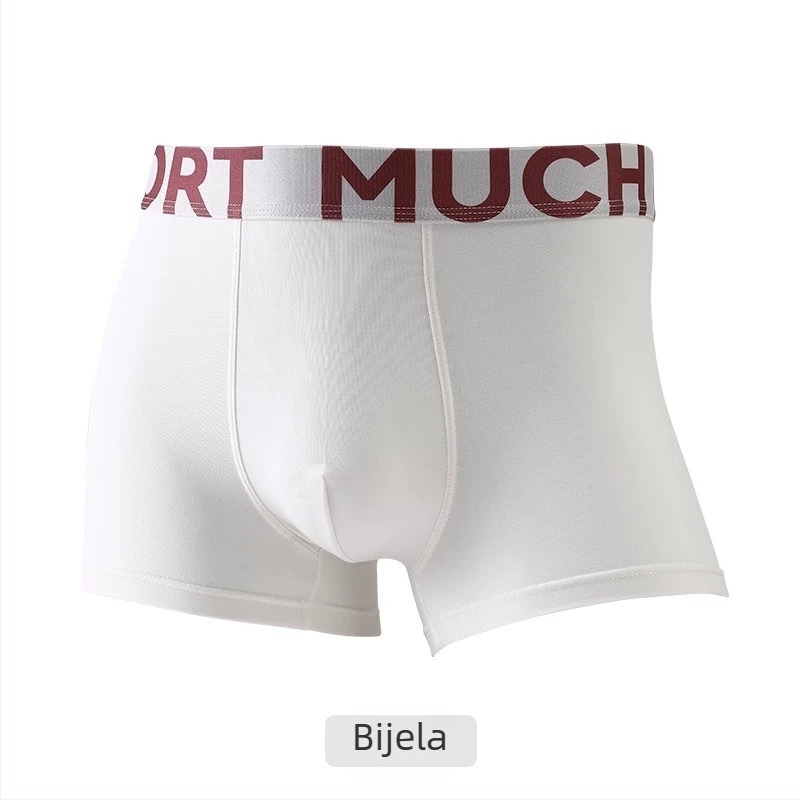 Muške široke pamučne bokserice, prozračne i udobne, plus veličina, sportski stil