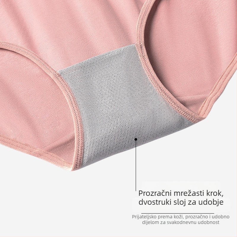 Ženske gaćice od pamuka s visokim strukom za oblikovanje: podizanje kukova, kontrola trbuha, podstava od viskoze