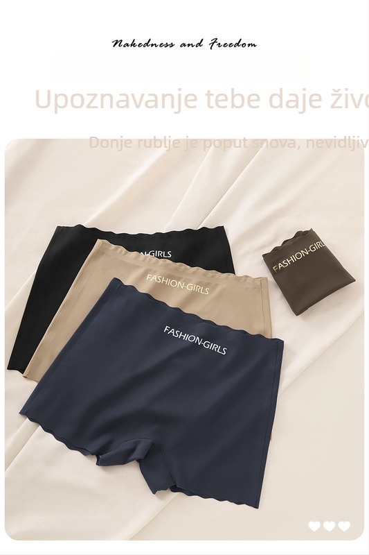 Ženske boxerice 2-u-1 s antibakterijskim najlonom, pamukom, prozračne, srednji pojas, ljeto