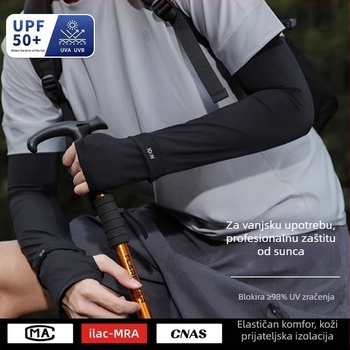 Vanjski set rukava od akrila, unisex, jednobojan, zaštita od sunca za vožnju, biciklizam i planinarenje