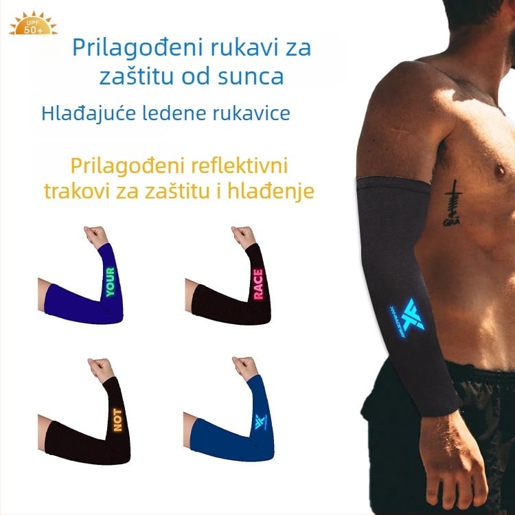Chiyas Ice Silk zaštitni rukavi za muškarce i žene, Ice Silk tkanina, poliester 81–95%