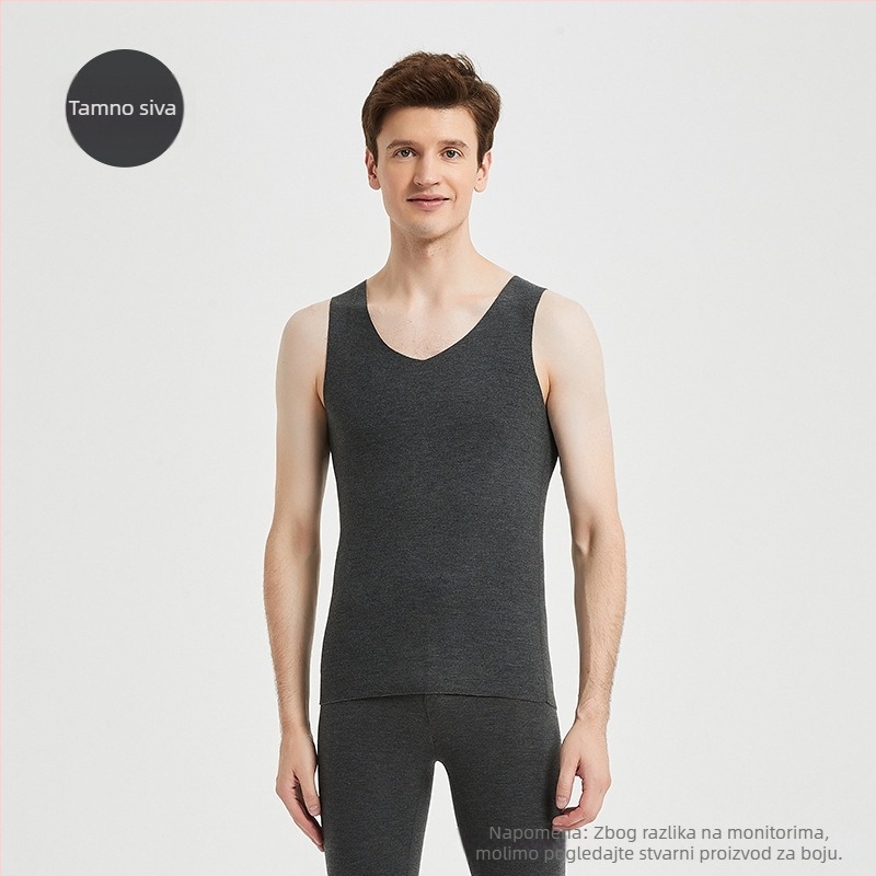 Termalna vesta De Velvet, V-izrez, Akril vlakna 50-70%, Ultra debela 301-350 g/m2, Zadržava toplinu