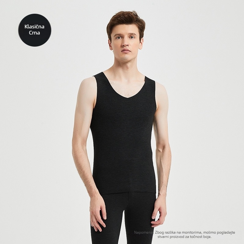 Termalna vesta De Velvet, V-izrez, Akril vlakna 50-70%, Ultra debela 301-350 g/m2, Zadržava toplinu