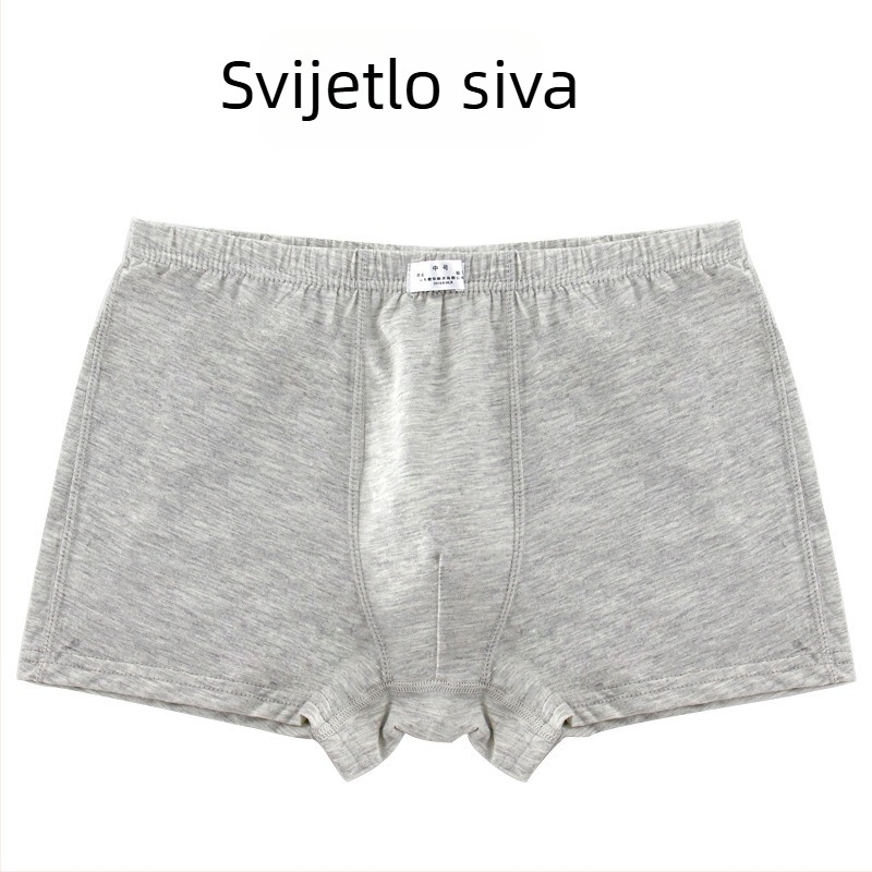 Muške boxerice od modalnog materijala, bez šavova, prozračne, upijaju znoj, srednji pojas, jednobojne