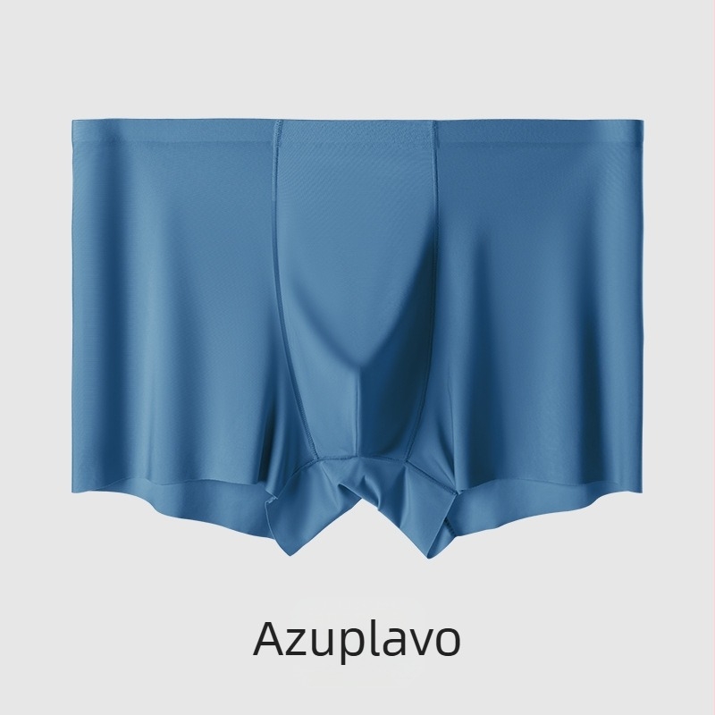 Muške bezšivne bokserice od Ice Silk, prozračne, srednji pojas, podstava od Mulberry svile