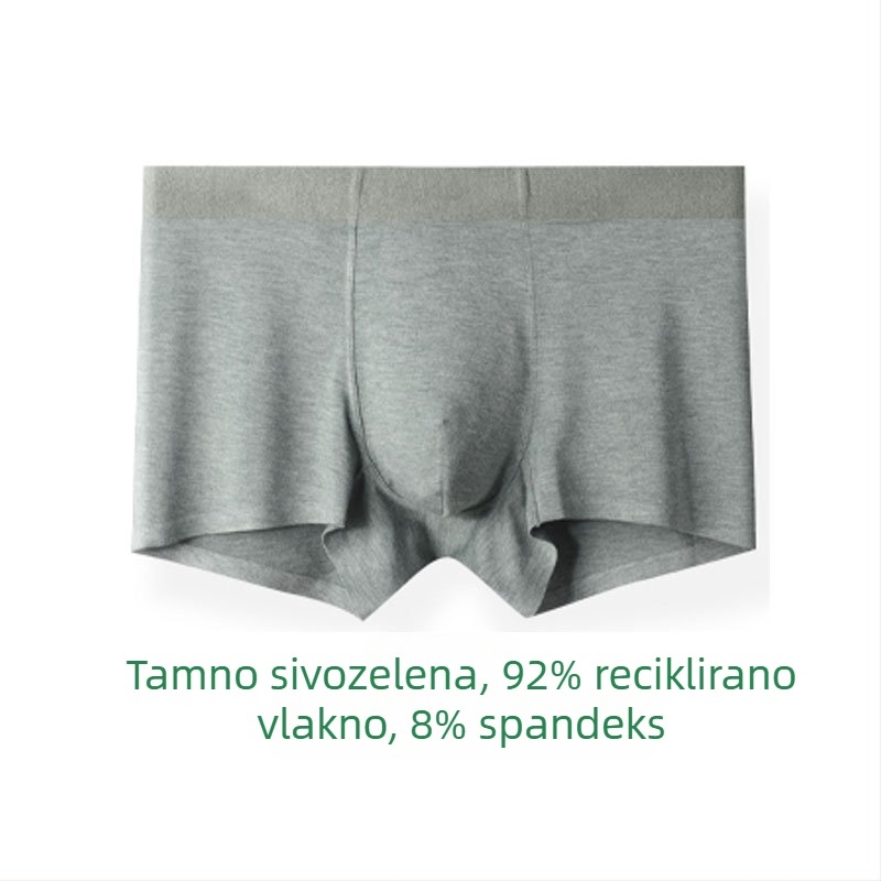 Muške bokserice od modalnog materijala, srednje visine struka, bezšivne, prozračne i antibakterijske