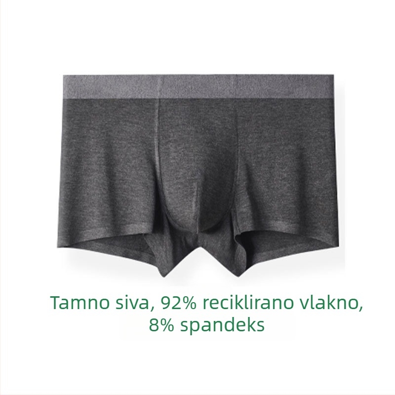 Muške bokserice od modalnog materijala, srednje visine struka, bezšivne, prozračne i antibakterijske