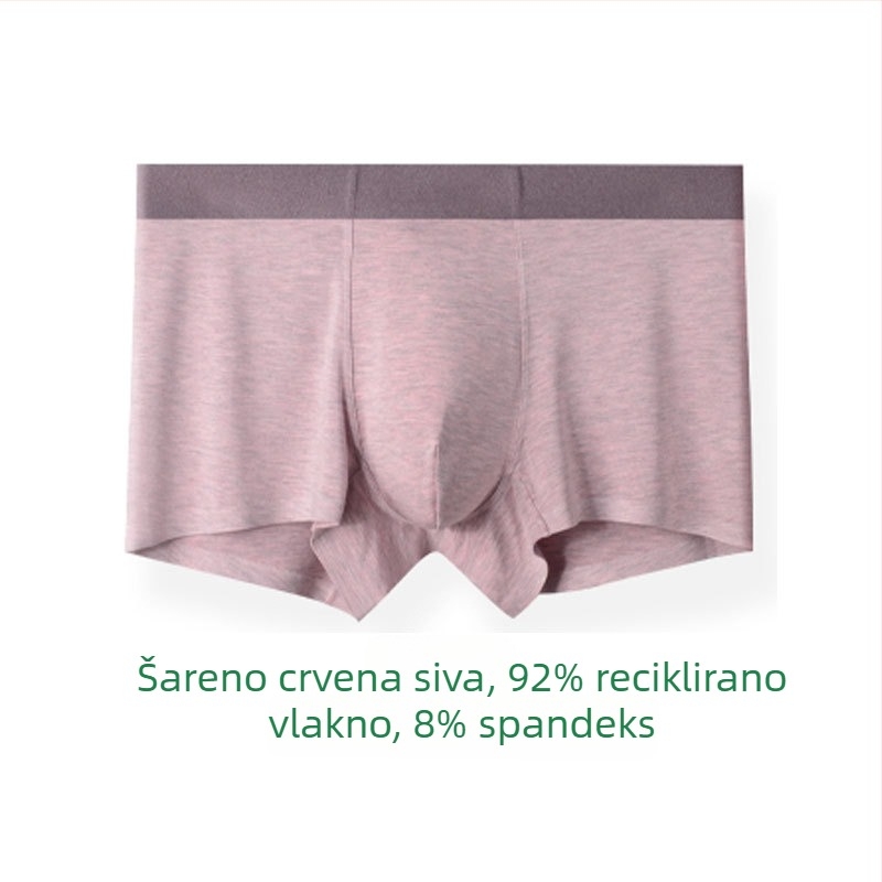 Muške bokserice od modalnog materijala, srednje visine struka, bezšivne, prozračne i antibakterijske
