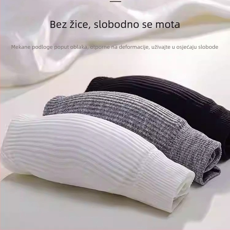 Korejskog stila potkošulja-tubus top s križnim leđima, s podstavljenim grudima, bez naramenica, osnovni sloj