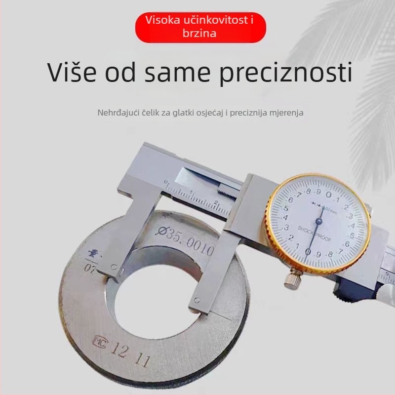Bušna mašina s Vernier kaliperom – Runfeng, Digitalni zaslon, Raspon mjerenja 200 mm