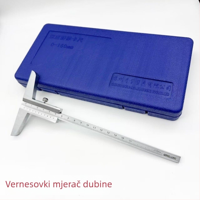 Suzhou qingliang Dubinski Vernier kaliper s mjernim brojem — visoka preciznost, mjerenje dubine 0-150/0-200/0-300 mm