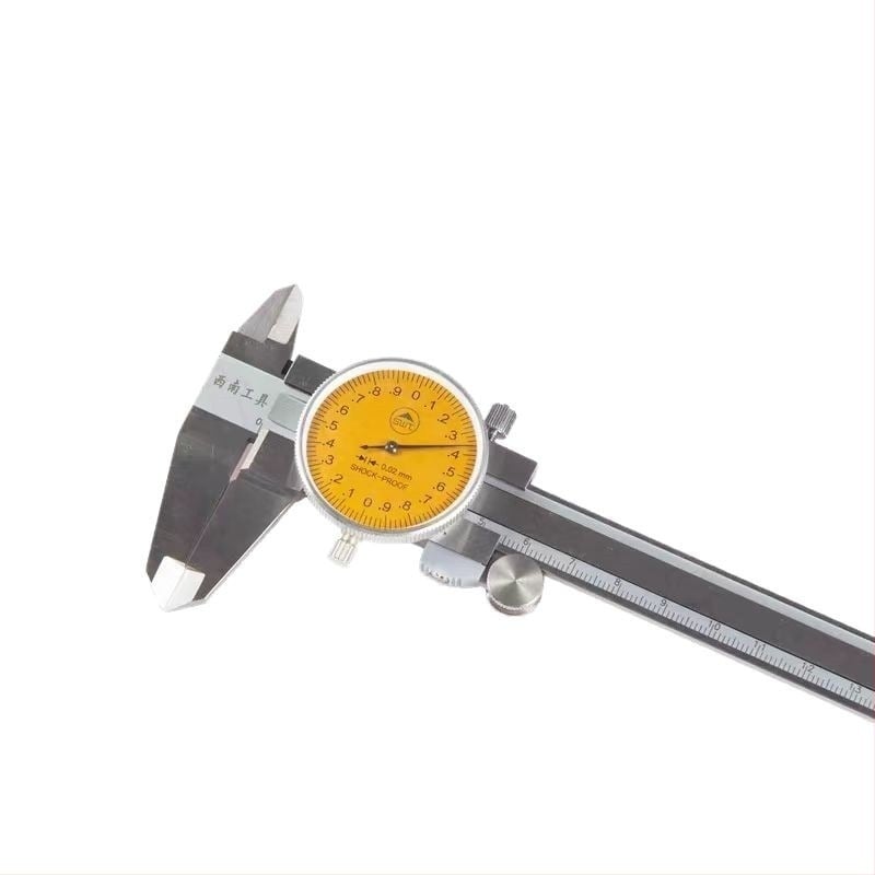 Southwest Tools klizni mjerač s pokazivačem, raspon 0-150-200-300×0,02 mm, četiri funkcije, nehrđajući čelik