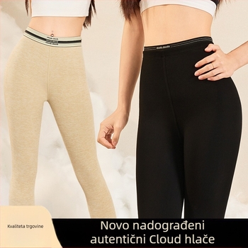 Ženske bešavne tajice za jogu s uljem kamelije, duljine 3/4, crne