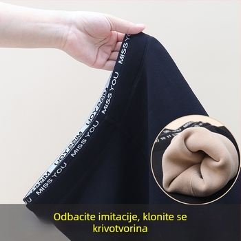 Ženske bešavne tajice za jogu s uljem kamelije, duljine 3/4, crne
