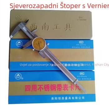 Southwest Tools mjerni kaliper sa satom (raspon 150/200/300 mm, rezolucija 0,01 mm)