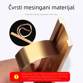 Vernierov mjerni alat za nakit – Mini, Visoka preciznost, Čisti bakar, Perle za narukvicu, Prijenosni digitalni zaslon