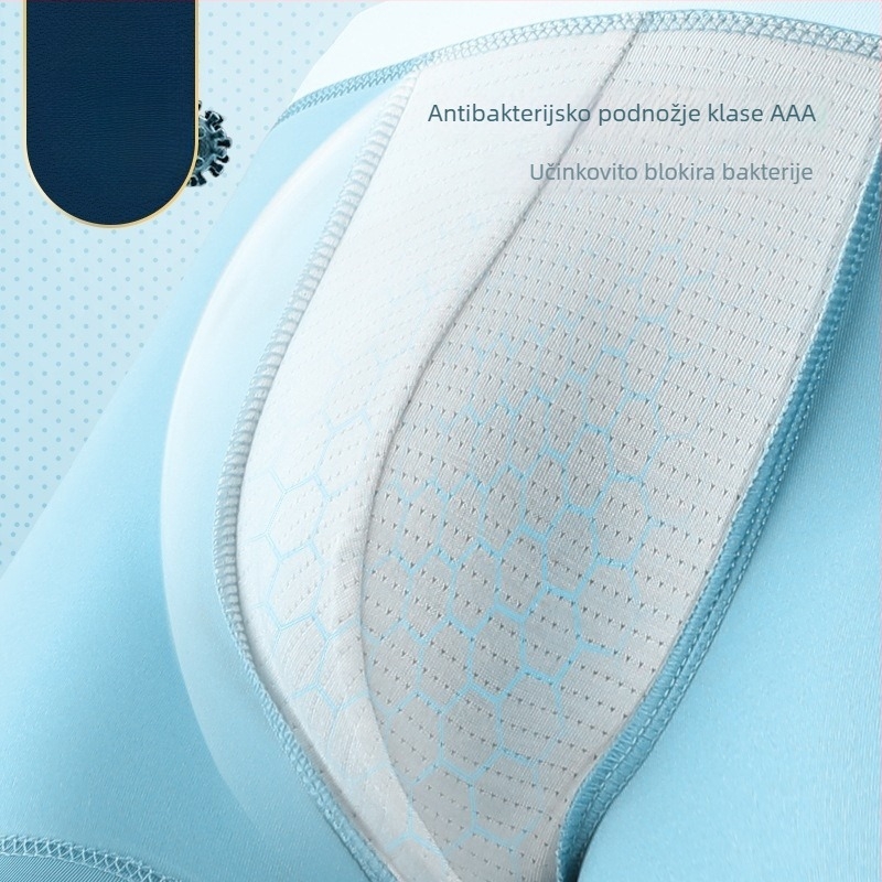 Muške bokserice Ice Silk, prozračne i antibakterijalne, 61-70d pletene, poliester 90%