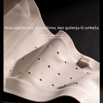 Grudnjak bez naramenica, tanak ljetni model, šalice 3/4, tanko oblikovane šalice, bezšavni, protiv klizanja, nevidljiv ispod odjeće