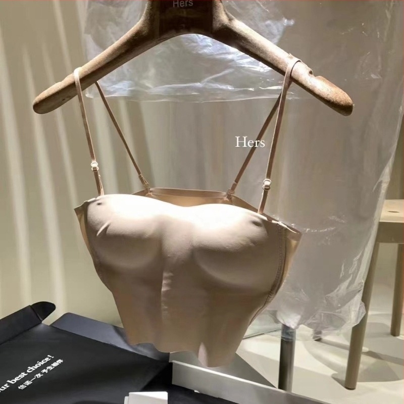 Metwo konvertibilna grudnjaka s odvojivim dvostrukim trakama, puna čašica, tan kalup, vest stil, najlon