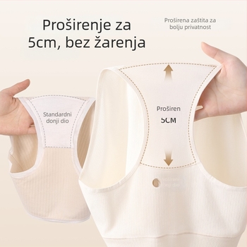 Ženske antibakterijske gaćice od pamuka, prozračne, bez vidljivih linija, srednje visok struk, podrška trbuha