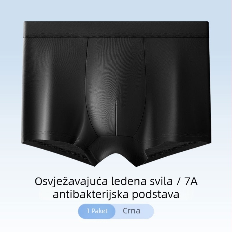 Healthy Bird muške bokserice od ice silk za ljeto, tanke, antibakterijske, prozračne