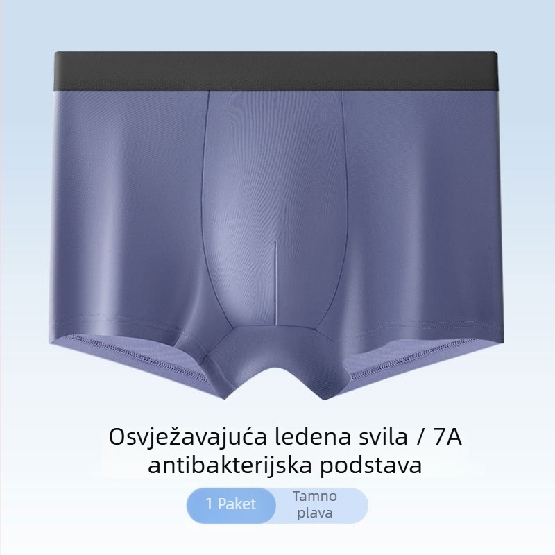 Healthy Bird muške bokserice od ice silk za ljeto, tanke, antibakterijske, prozračne