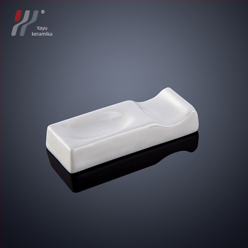 Porcelanski držač za štapiće i držač za žlice za hotelsku stolnu opremu — podglazirani završni sloj, prilagodljivo, Yayu Ceramics