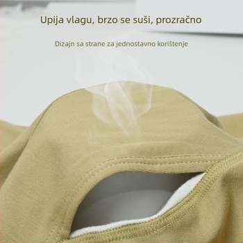 Pamukaste muške bokserice srednje visine, antibakterijske, prozračne, s odvojenim džepom