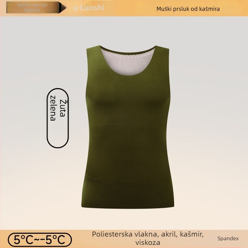 Muška termo vest s fleece podstavom za jesen i zimu, topla, štiti leđa i trbuh