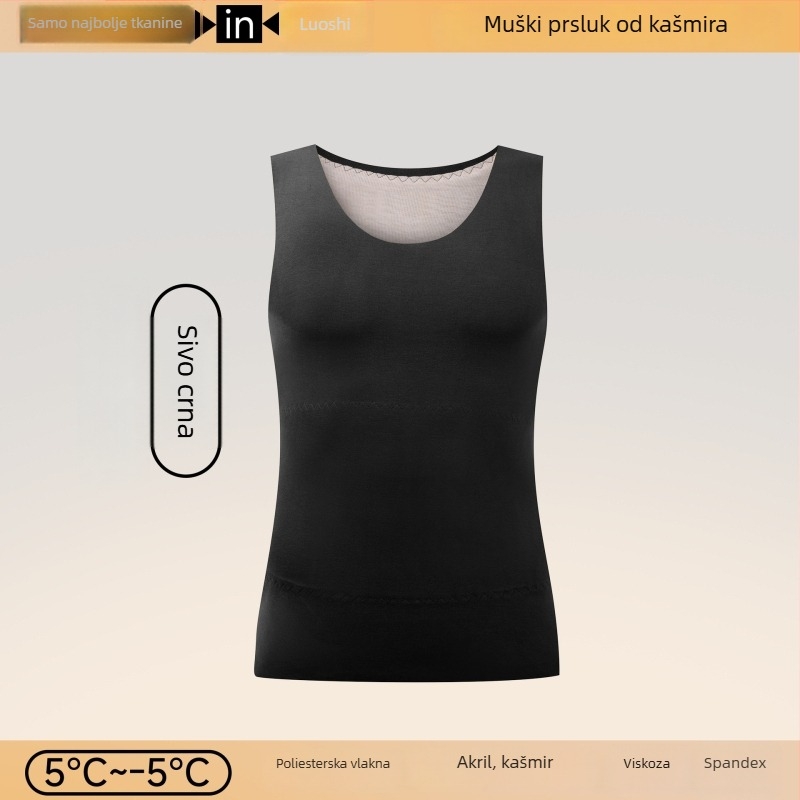 Muška termo vest s fleece podstavom za jesen i zimu, topla, štiti leđa i trbuh