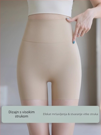 Ženske jogas hlače do koljena — tri četvrtine, najlon/elastan, lagani tank materijal, visoka elastičnost, uski kroj
