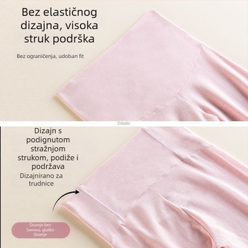 Pijama set za majčinstvo i dojenje – proljeće i jesen, dugi rukavi, polo ovratnik, književno retro stil