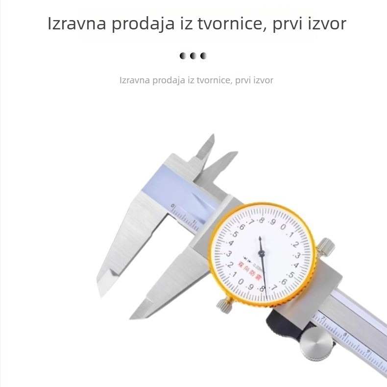 Shangheng dijalni kaliper s cifrom – industrijska kvaliteta, visoka preciznost, dvostruka otpornost na udarce