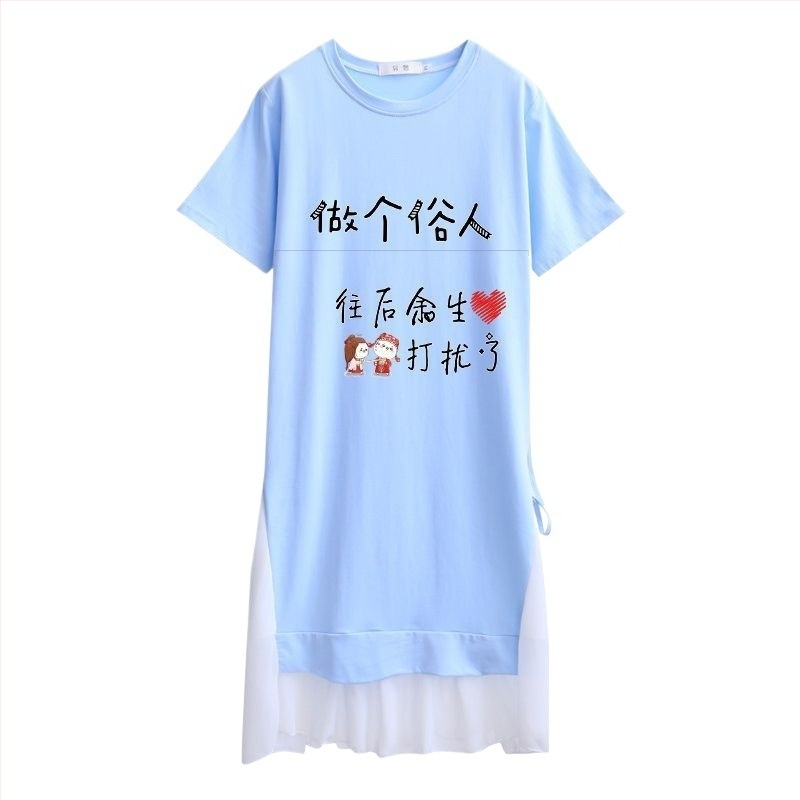 Ljetna haljina za dojenje s 3/4 rukavima, polo ovratnik, PVC tkanina, umjetnički vintage stil s kineskim utjecajem