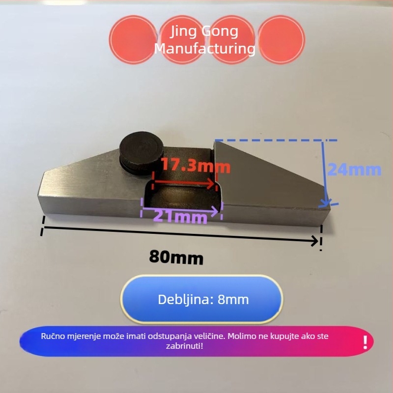 Proširena osnova s mjeračem dubine, Vernier kaliperom i digitalnim zaslonom