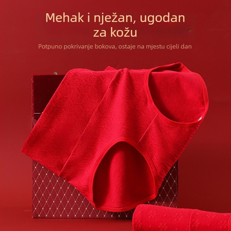 Ženske gaćice s visokim strukom od pamuka, prozračne i antibakterijske, podstava u području prepona 100% pamuk, jednobojni ili cvjetni uzorak