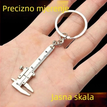 Prijenosni Vernier kalibar uz privjesak – mini džepni mjerni alat visoke preciznosti