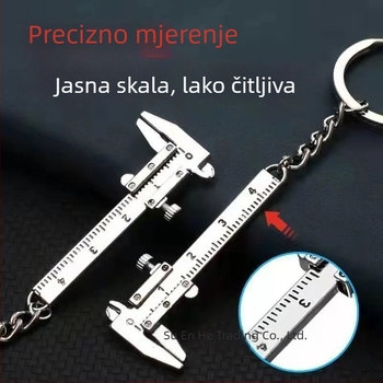 Prijenosni Vernier kalibar uz privjesak – mini džepni mjerni alat visoke preciznosti