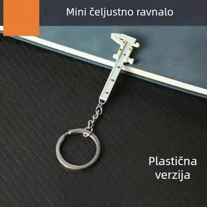 Prijenosni Vernier kalibar uz privjesak – mini džepni mjerni alat visoke preciznosti