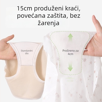 Gaćice za plus veličine od čipke, s produženim međunožjem, prozračna najlonska čipka, pamuk podstava u preponi, karirani i prugasti uzorak