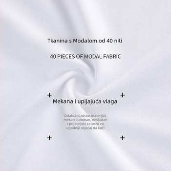 Muški top bez rukava od modalno-pamučne smjese, okrugli izrez, srednje težine materijala, sve sezone
