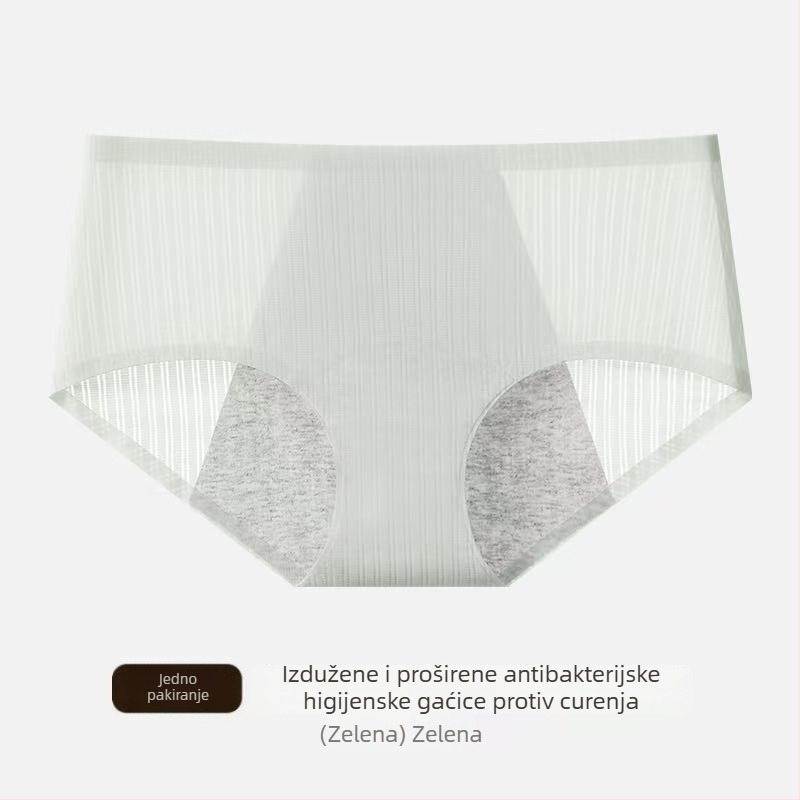 Ženske ljetne tanke menstrualne gaćice s antibakterijskom zaštitom protiv curenja, šire i duže