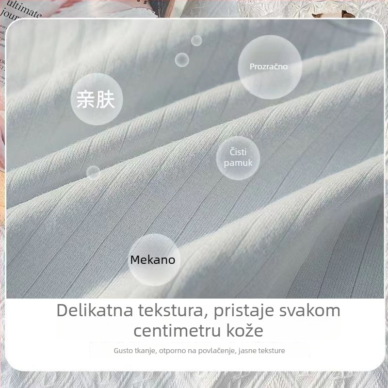 Graphene ženske gaćice od pamuka antibakterijske, prozračne, sa srednjim strukom, seksi, plus veličine