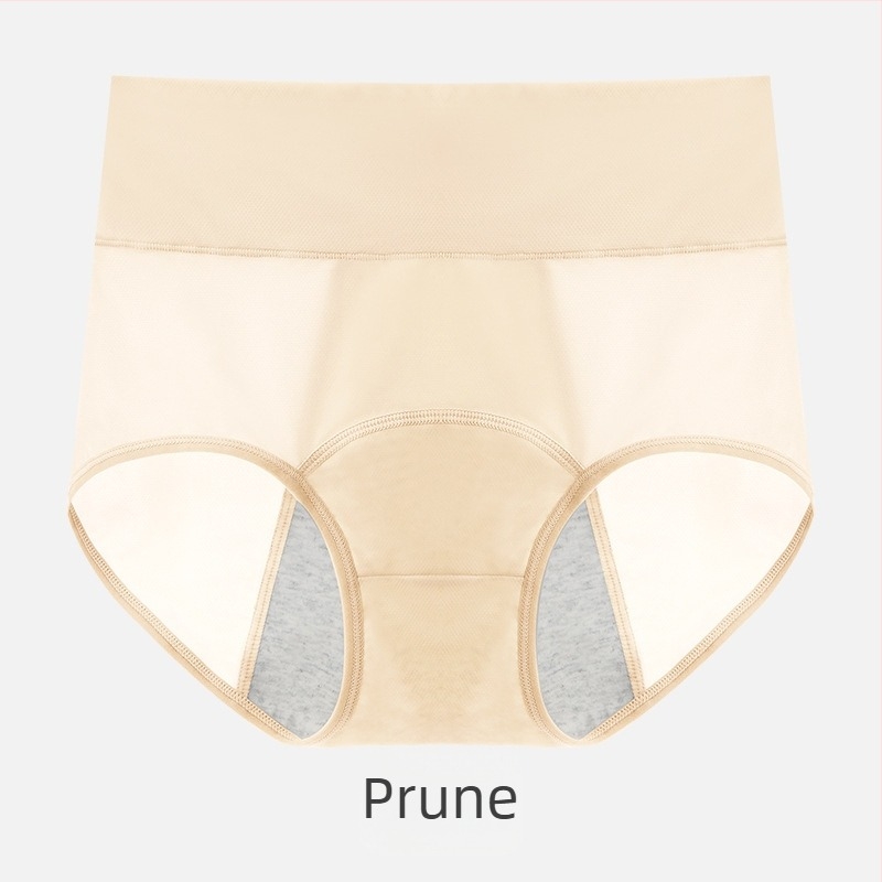Ženske menstrualne gaćice Ice Silk, prozračne, visoki struk, glavna tkanina 83% najlon, pamukova podstava u preponama, zaštita od curenja